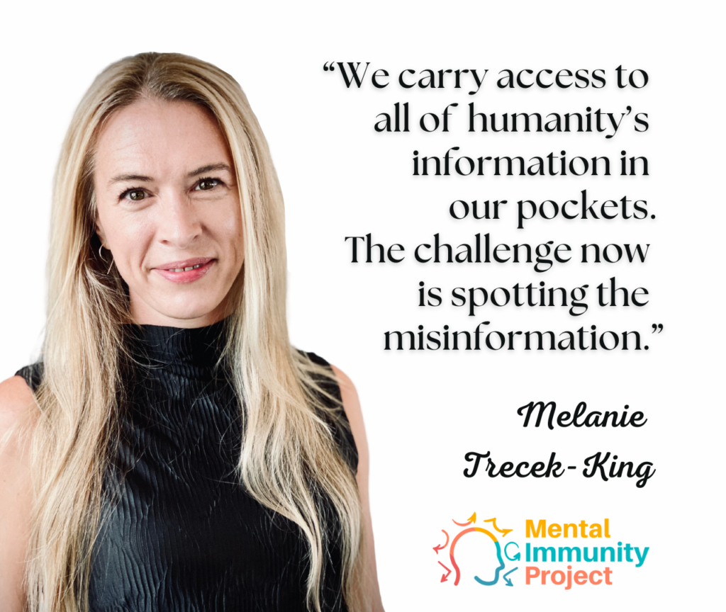 "We carry access to all of humanity’s information in our pockets. The challenge now is spotting the misinformation.” Melanie Trecek-King